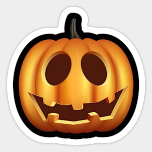 Scary pumpkin Sticker